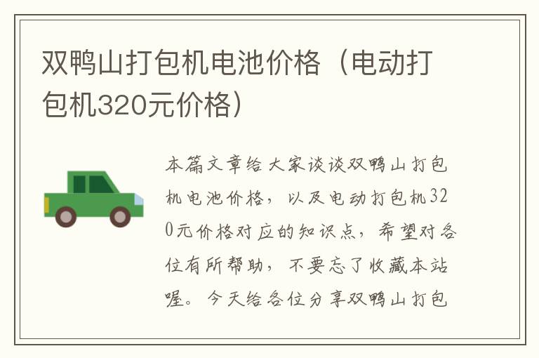 双鸭山打包机电池价格（电动打包机320元价格）