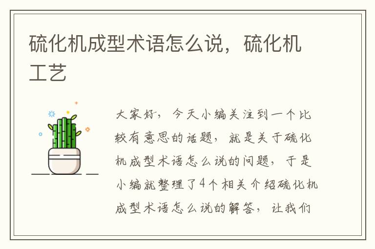 硫化机成型术语怎么说,硫化机工艺