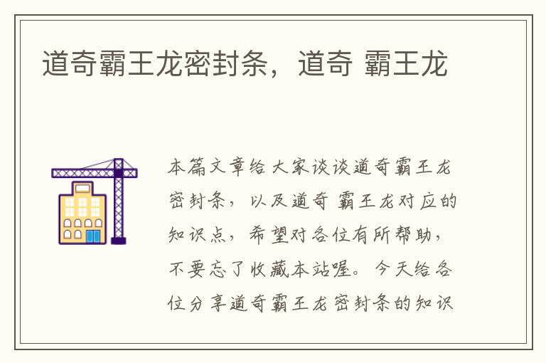 道奇霸王龙密封条，道奇 霸王龙